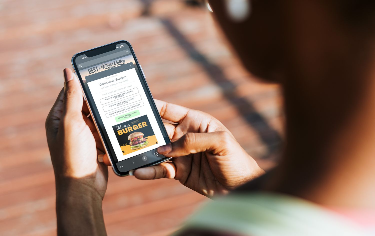 Voting Navigation Ad