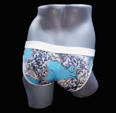 Men’s Briefs | White &amp; Blue patterned
