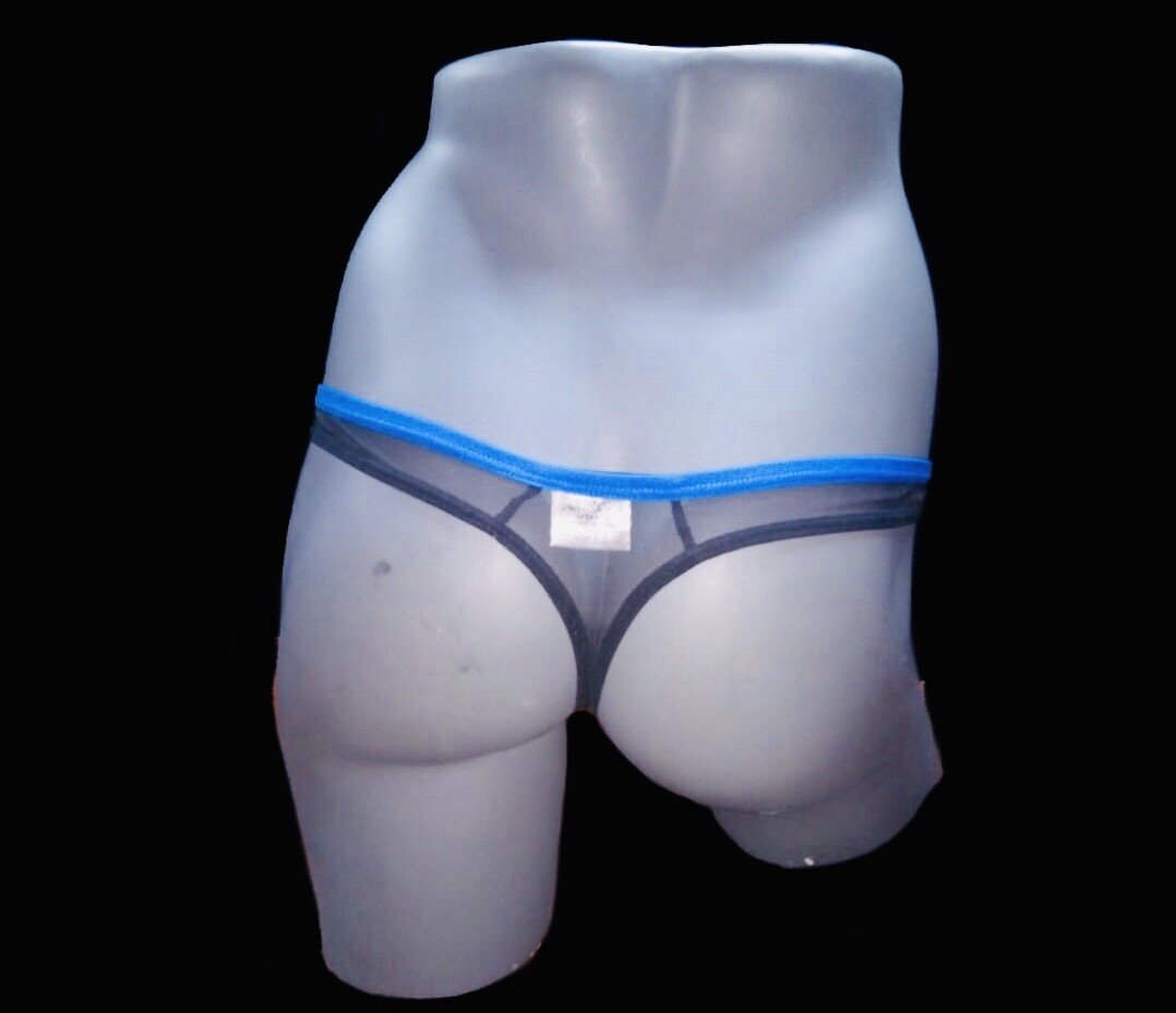 Men’s G-String | Blue &amp; Black