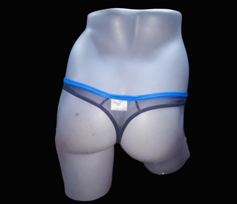 Men’s G-String | Blue &amp; Black