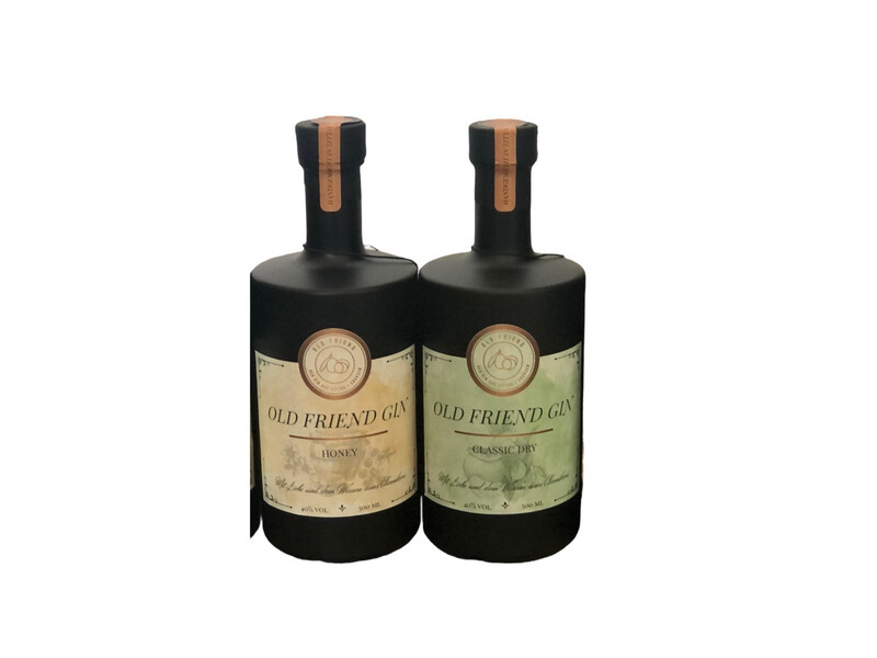 OLD FRIEND GIN  DOPPELPACK CLASSIC + HONEY 2 x 0,5L