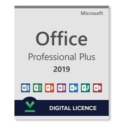 Microsoft Office 2019 Professional Plus Digital Licence Mac, Windows