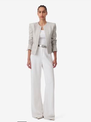 VESTE TWEED ARGENTÉ JOULIA IRO