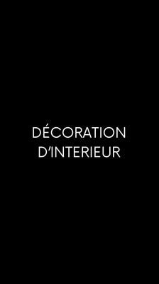 DÉCORATION D'INTÉRIEUR