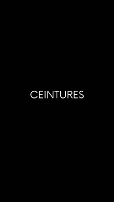 Ceintures