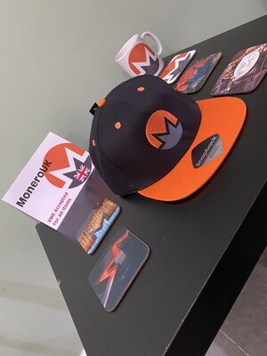 Monero Orange/Black SnapBack Hat