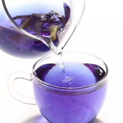blue bean flowers dried natural pigment for tea drinks