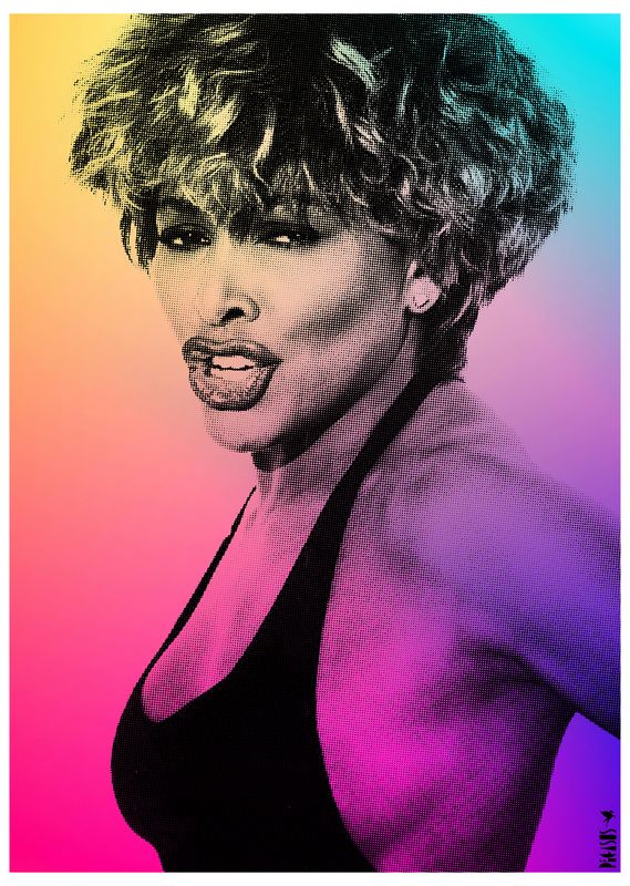 Tina Turner Simply The Best Giclée Print A2