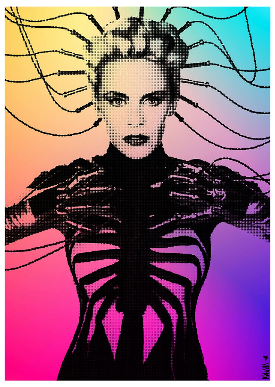 Kylie Minogue Amplified  Giclée Print A2
