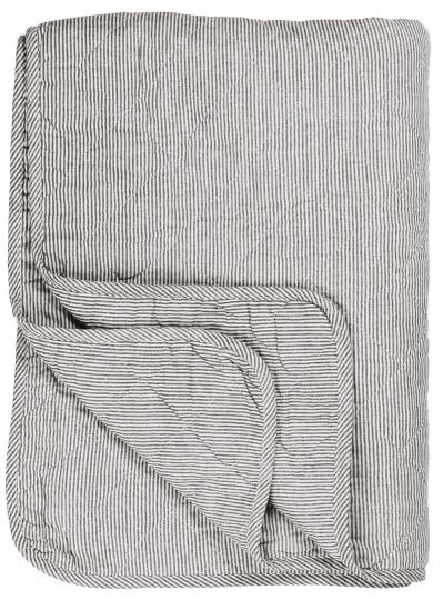 Quilt Picknickdecke grau-weiß gestreift IB Laursen Quilt Picknickdecke grau-weiß gestreift IB Laursen