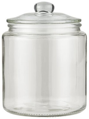 Glaskrug m/Glasdeckel und Gummiring | 3 Größen | IB Laursen | Preis ab