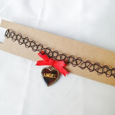 Devil/ Angel Tattoo Choker