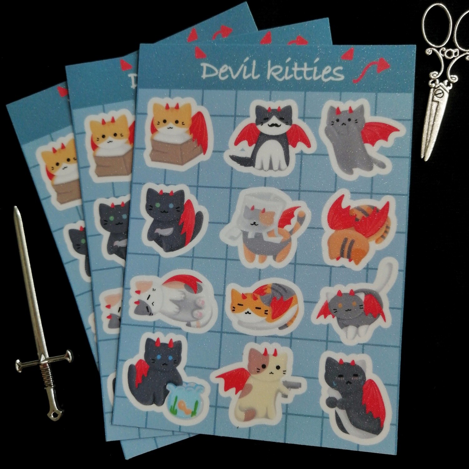 Devil Cat sticker