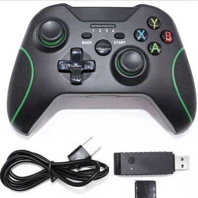 Xbox One Game Controller For PC For Android Smartphone 2.4G Wireless Gamepad. Compatible with Sony PS3 Console Joystick For TV Box Dual Vibration Joypad Work on Xbox One S/X/Elite Black Color Xbox One Game Controller For PC For Android Smartphone 2.4G Wireless Gamepad. Compatible with Sony PS3 Console Joystick For TV Box Dual Vibration Joypad Work on Xbox One S/X/Elite Black Color