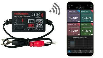 Battery Monitor - Bluetooth with App on Smart Phone