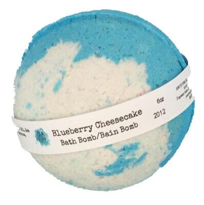 Bath Bomb 6oz Blueberry Cheesecake