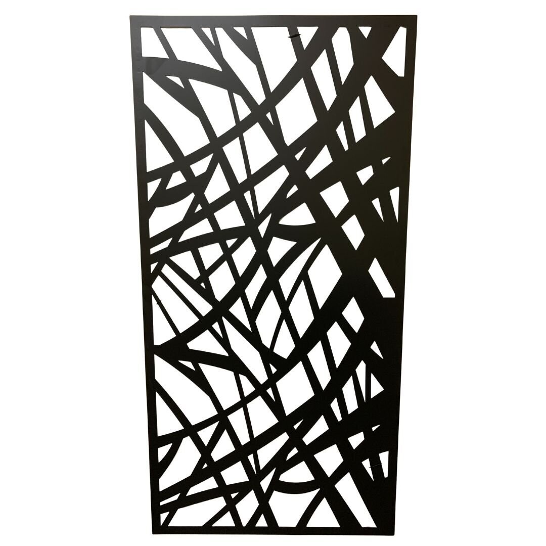 Metal Wall Panel Abstract Lines