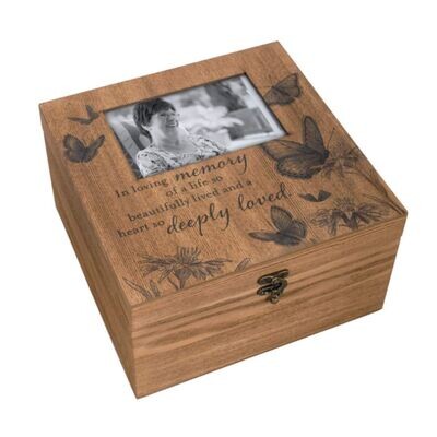Memorial Picture Frame Box Deeply Loved