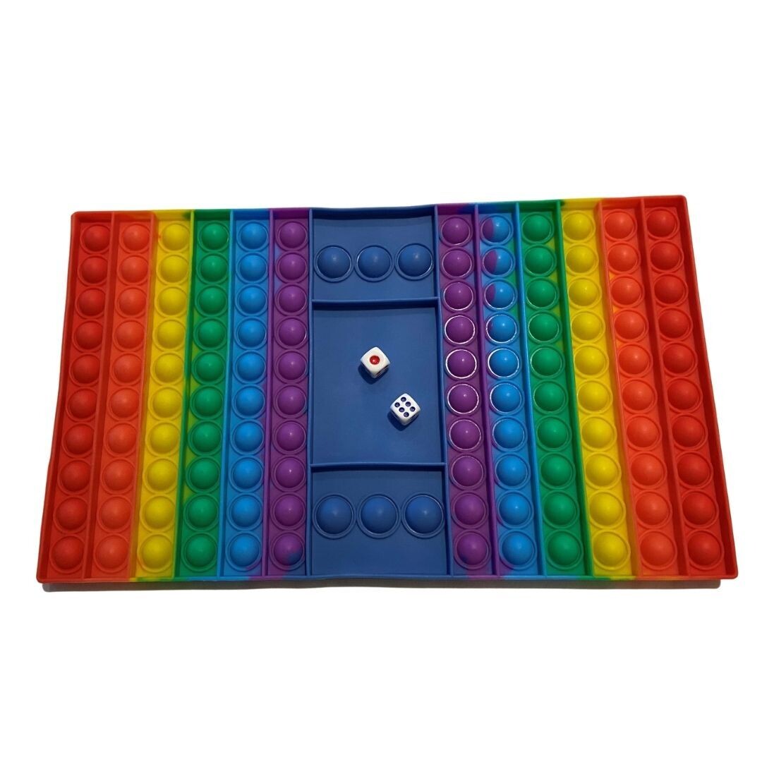 Pop It Rainbow Dice Game