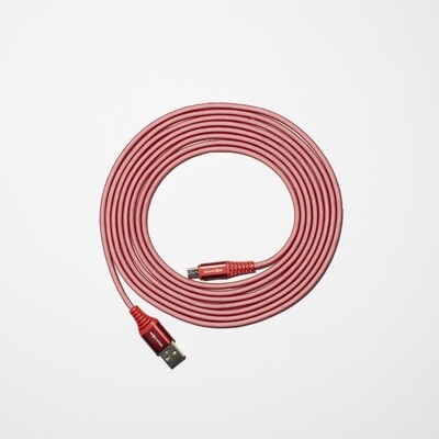 10ft Cord Micro USB Red