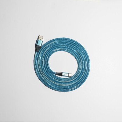 10ft Cord Type C Glitter Teal