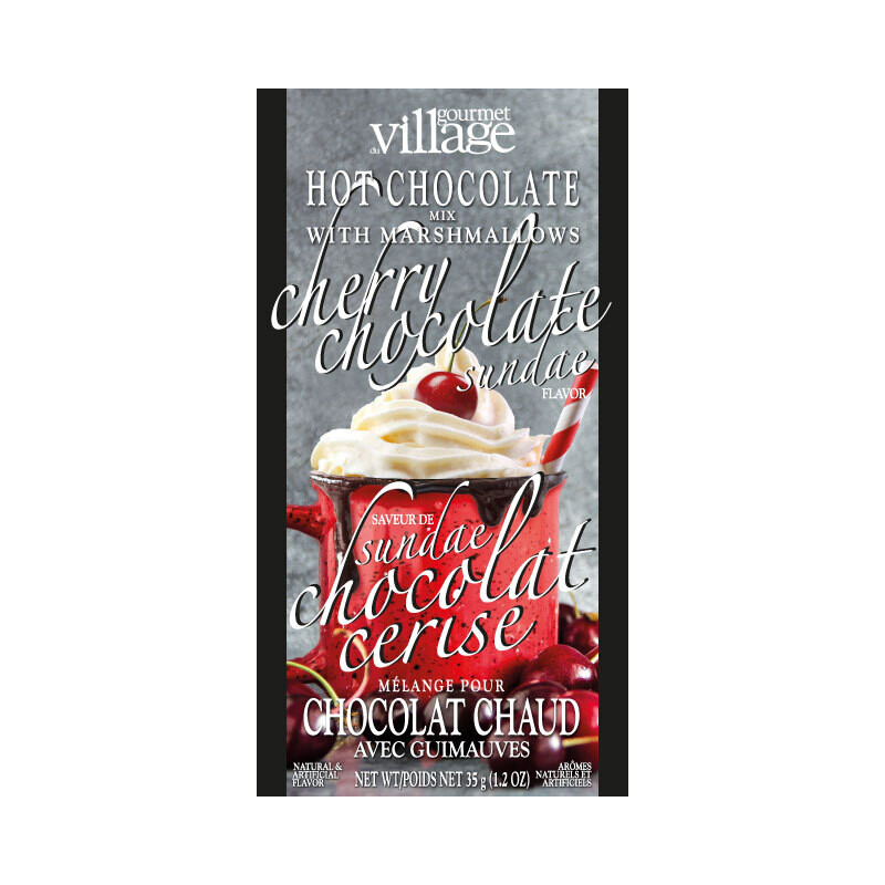 Hot Chocolate Single Cherry Chocolate Sundae