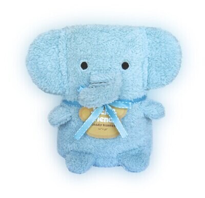 Blanket Elephant Blue