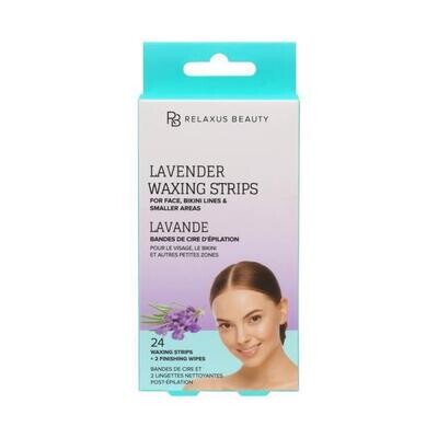 Facial Wax Strips Lavender
