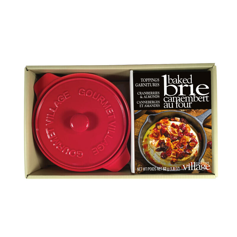 Brie Baker Kit with Topping Red