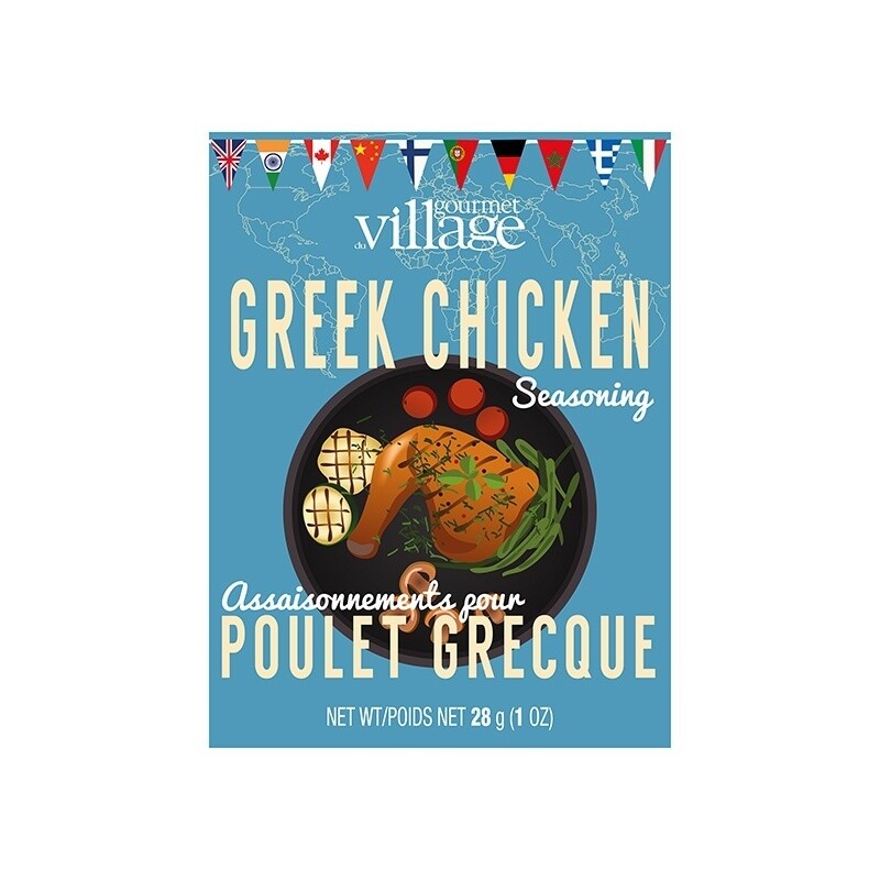 Seasoning Greek Chicken Recipe Box