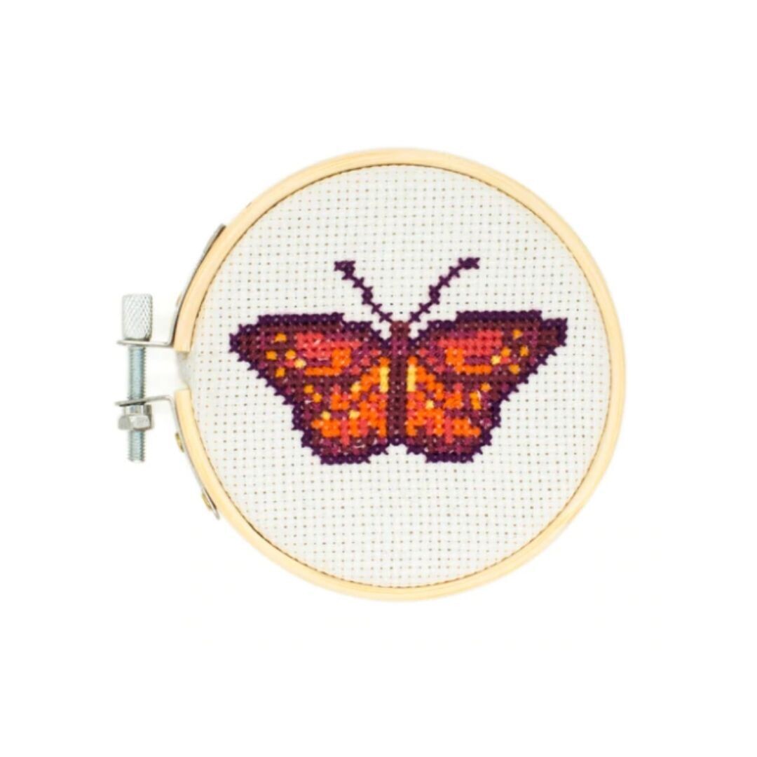 Cross Stitch Butterfly Embroidery Kit