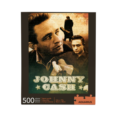 Puzzle 500pc Johnny Cash Collage