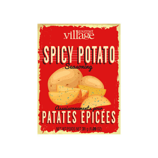 Seasoning Spicy Potato Recipe Box