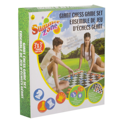Giant Chess Game Set 3ftx3ft
