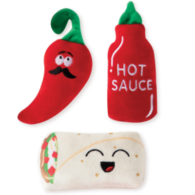 Pet Toy 3pk Hot & Spicy