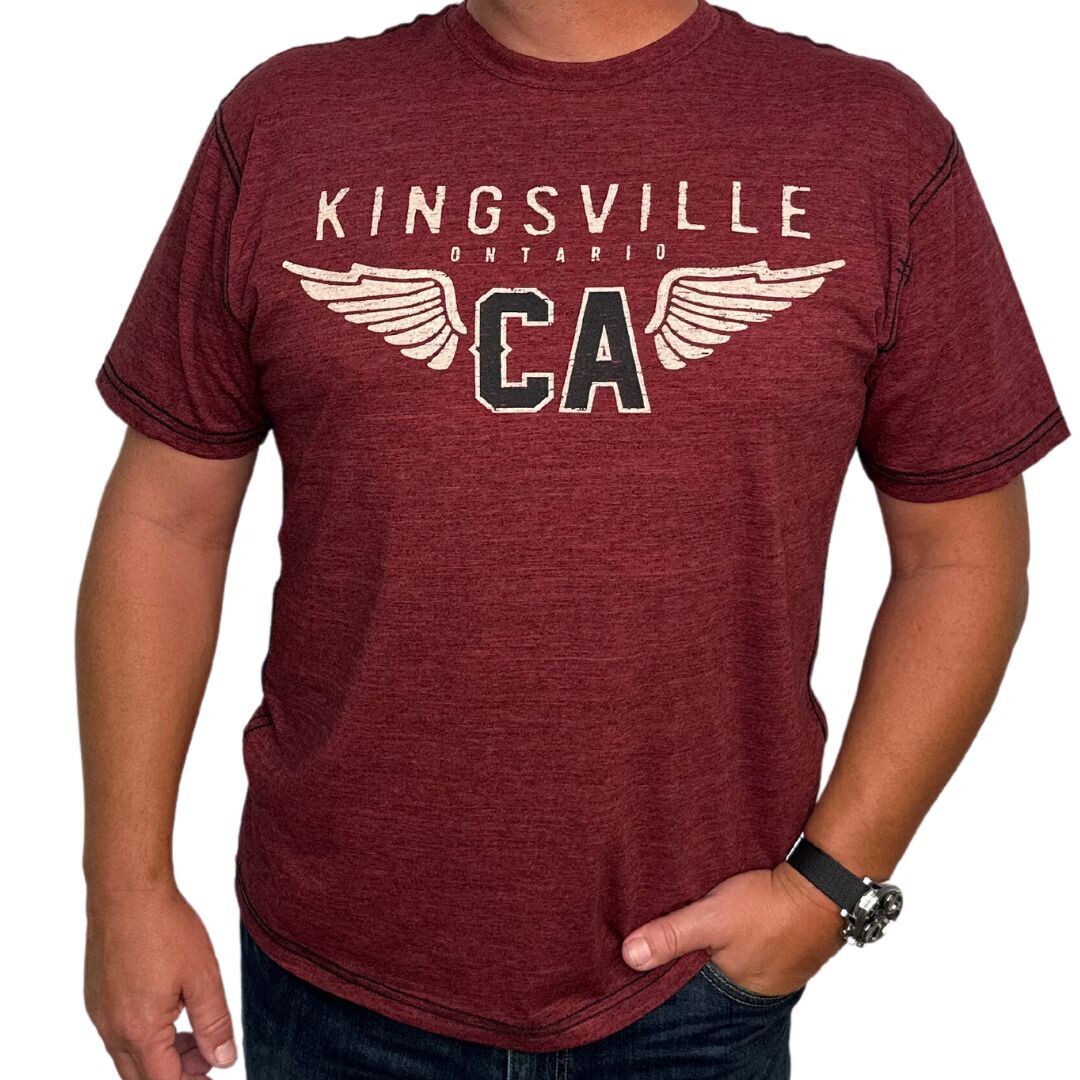 Kingsville Men's Shirt with Winger Design