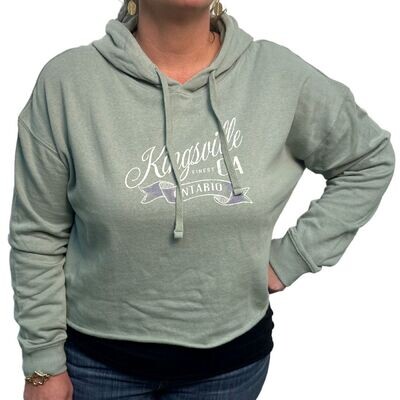 Kingsville Women's Crop Fleece Sweater Free Banner