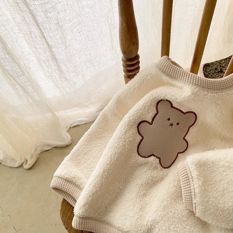 Conjunto Peluche - Crema
