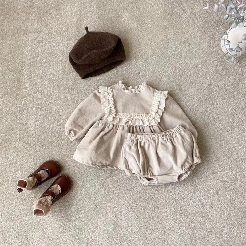 Conjunto Campo - Crema