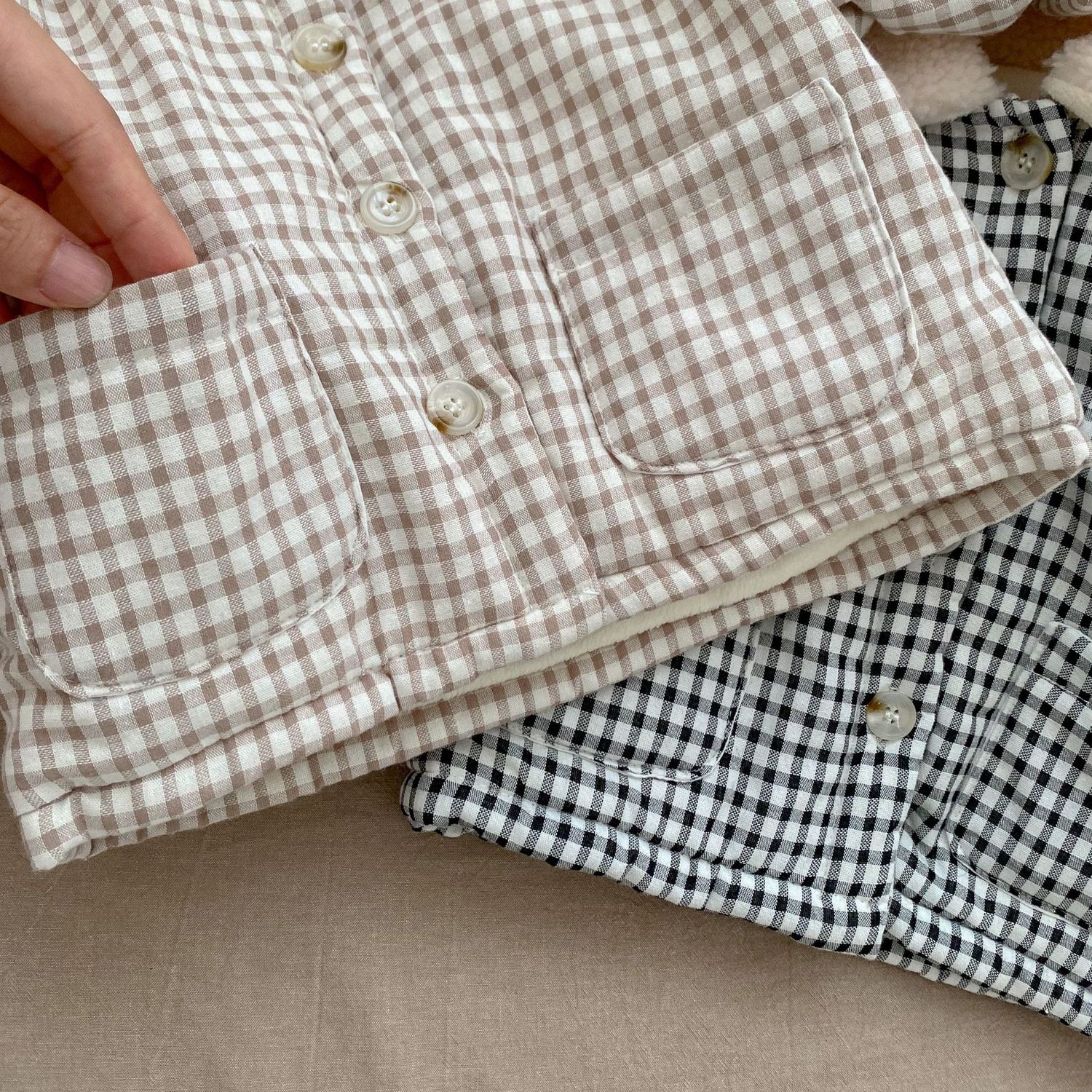 Campera cuadritos