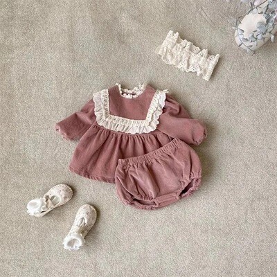 Conjunto Campo - Rosa