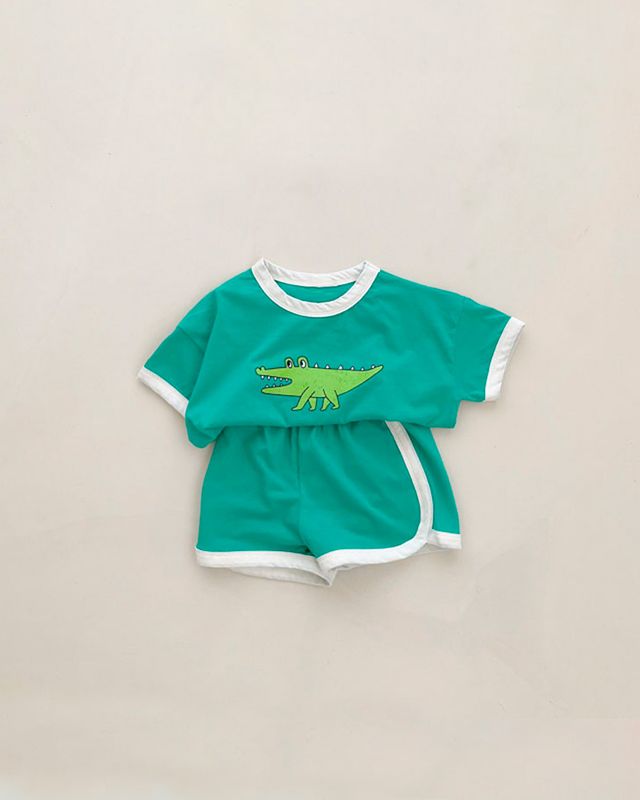 Conjunto Cocodrilo - Verde