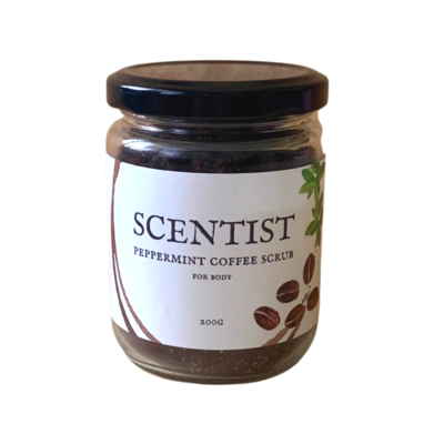 Scentist Peppermint Coffee Scrub for Body 130g