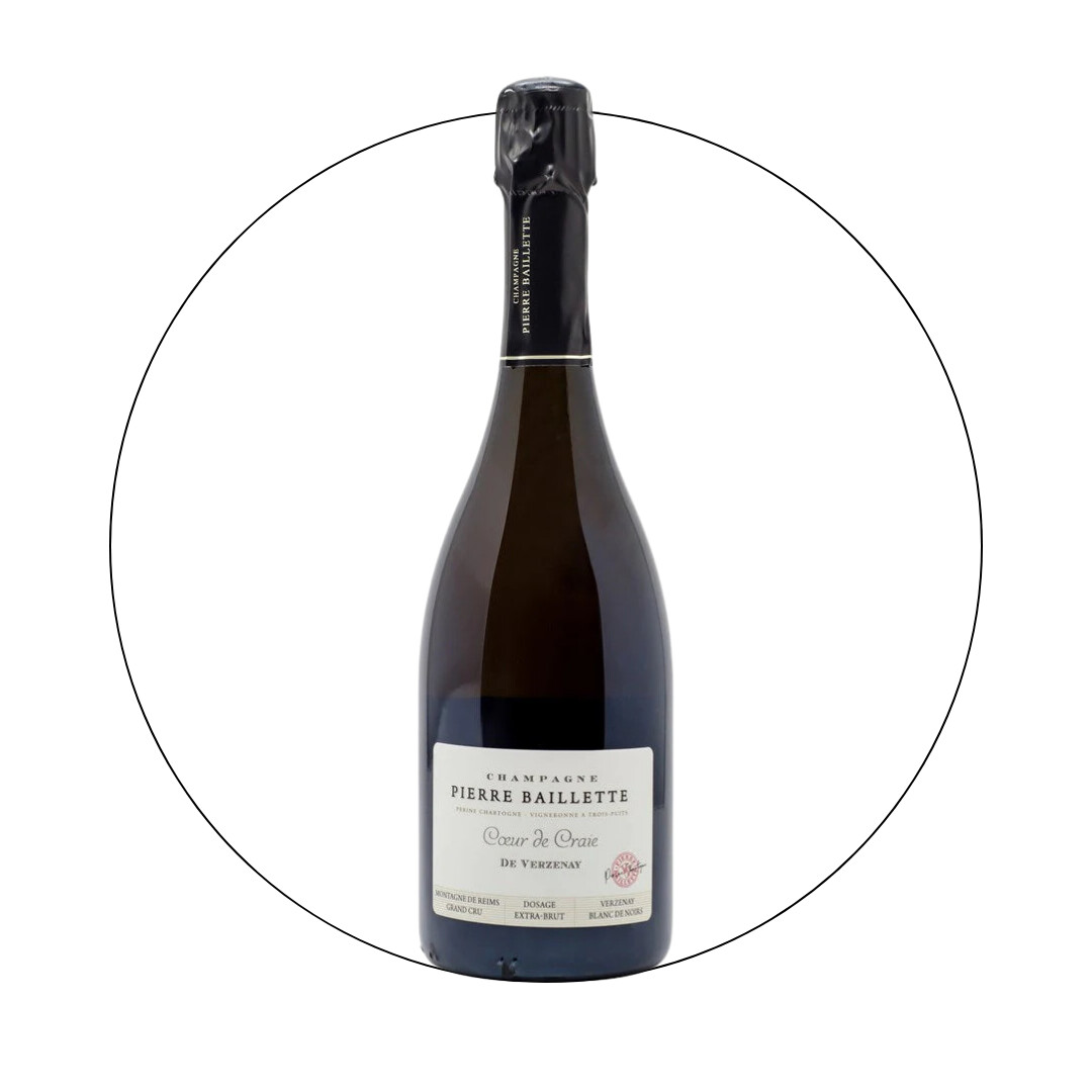 Champagne Pierre Baillette - Blanc de Noirs Extra Brut Grand Cru Coeur de Craie Verzenay 2018