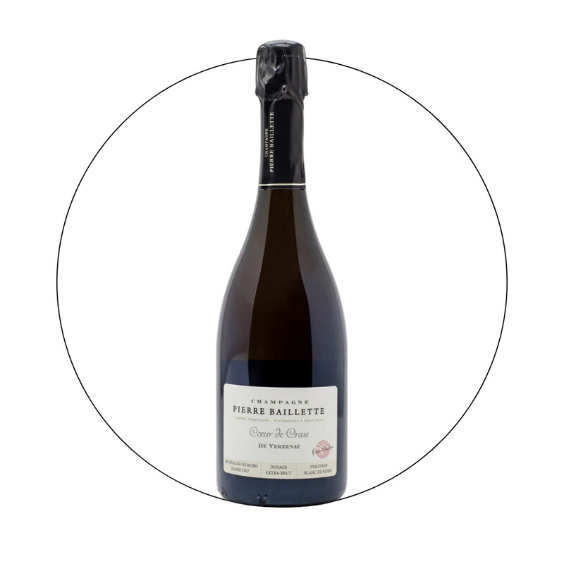 Champagne Pierre Baillette - Blanc de Noirs Extra Brut Grand Cru Coeur de Craie Verzenay 2018