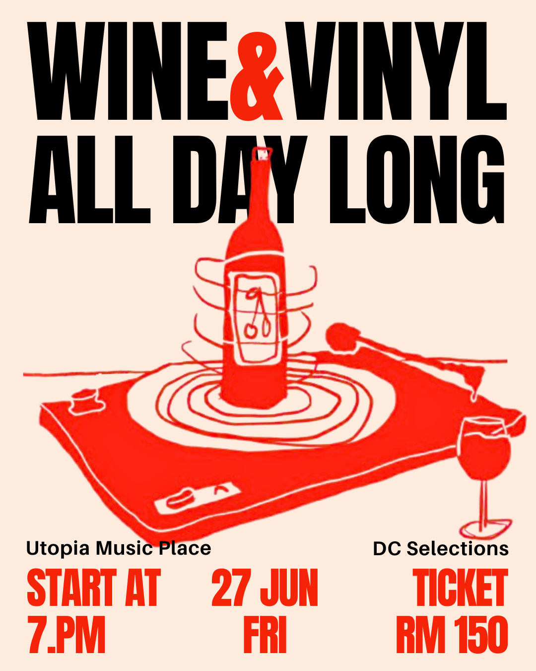 [Event] ​Wine &amp; Vinyl All Day Long @Klang