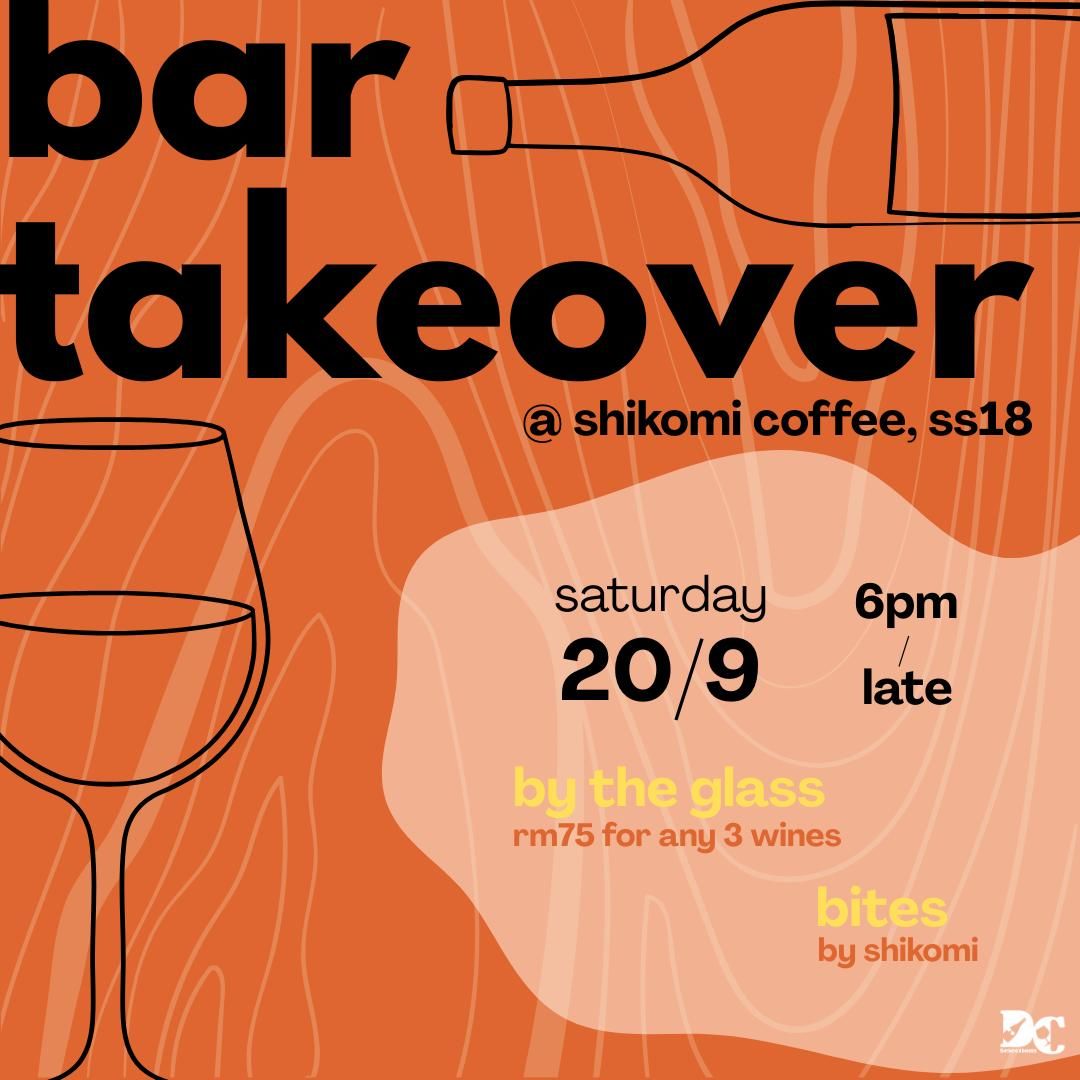 [Event] Bar Takeover @ Shikomi Coffee (SS18)