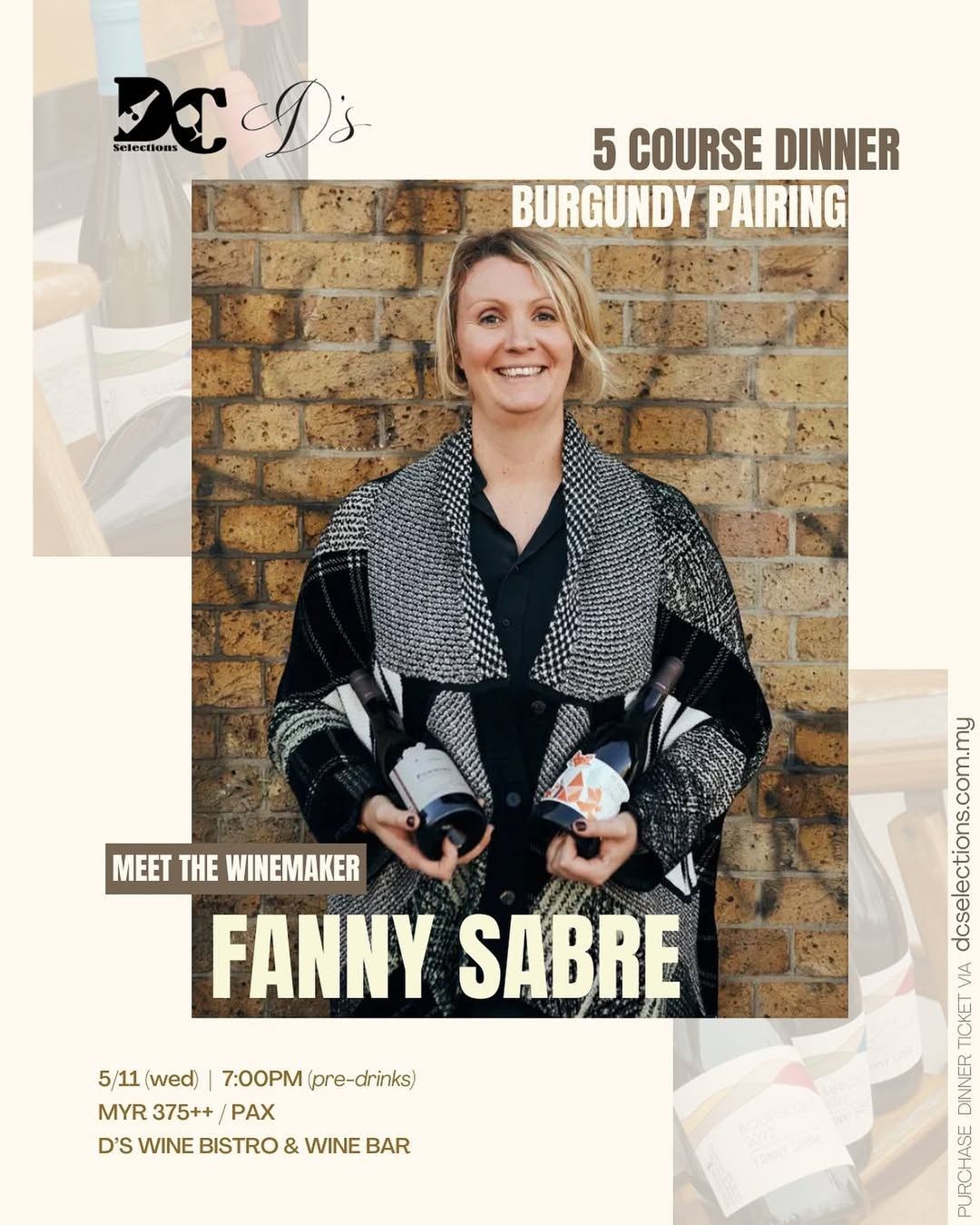 [Event] Meet the Winemaker: Fanny Sabre!