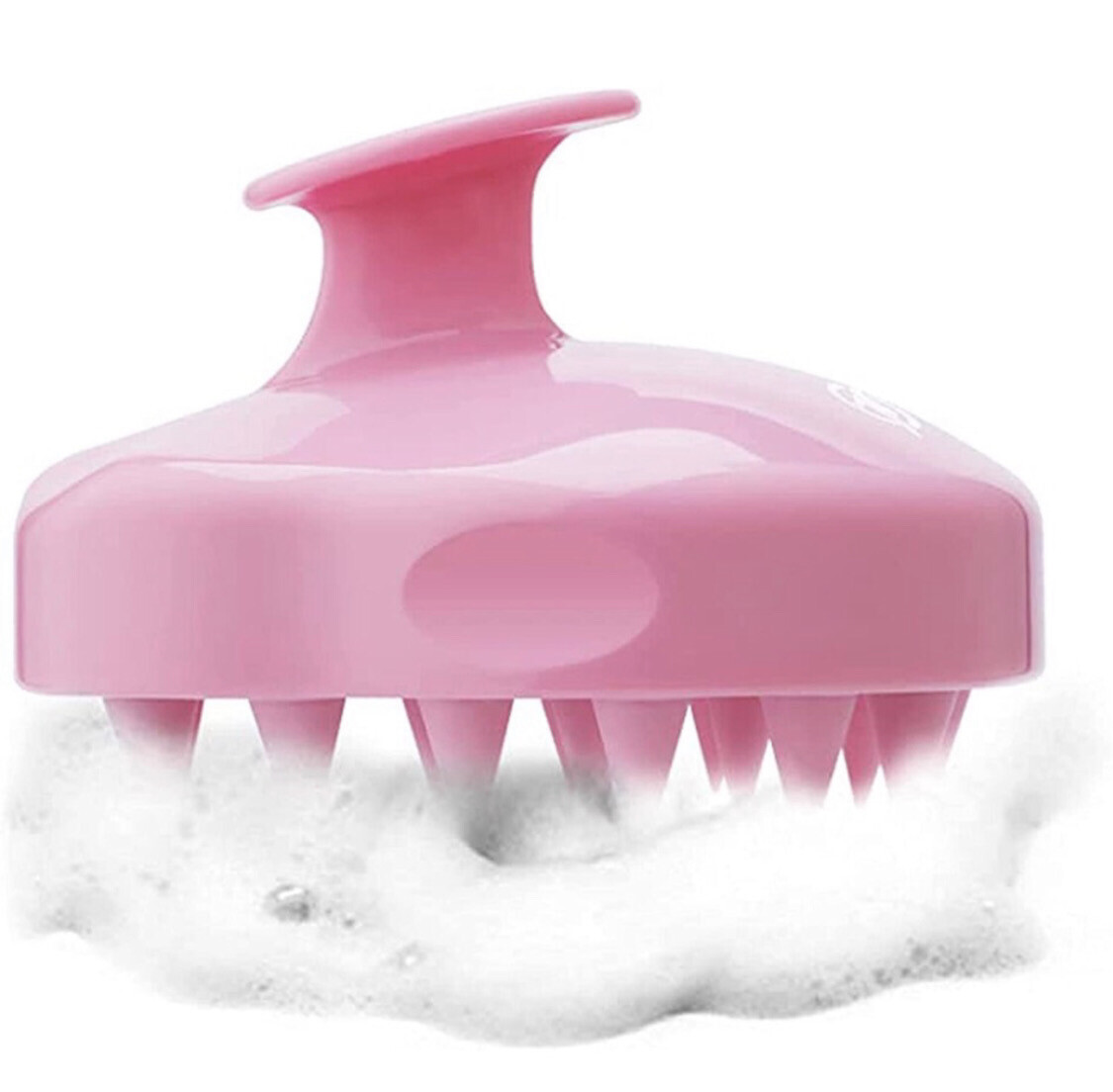فرشاة باث بشعيرات السيليكون لتنظيف الشعر