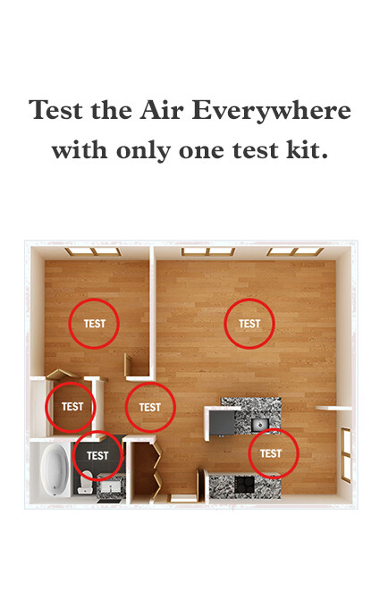  Mold Test Kit for Home - All-Inclusive Detection Kit DIY Mold  Detector for Visual incl. Black Mold and Mildew, EPA Approved & AIHA  Accredited Lab Analysis